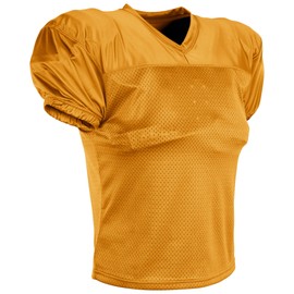 Champro Preseason Practice Mesh Football Jersey, Gold, Small