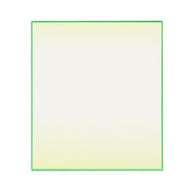 Color Edge Sunshoan Mini Shikishi Gasentenchi Gradient Set of 5 Edges: Glossy Green/Gradient: Green Color Paper