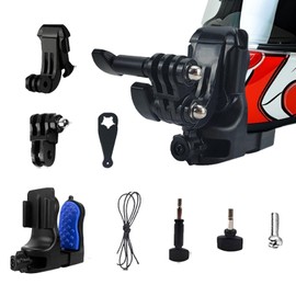 Motorcycle Helmets Camera Mount - Motorcycle Helmets Accessories Action Camera Helmets Mount - Lightweight Motorcycle Helmets Chin Mount for Dirt Bikes
