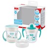 NUK Mini Cups 3-in-1-Trinklernbecherset Mini Magic Cup und Trainer Cup