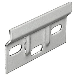 fiXte Heavy Duty Kitchen Cabinet Hanging Brackets Hanger Plate for Wall Mounting Cupboards 63mm x 38mm x 1.6mm (4 Pack)