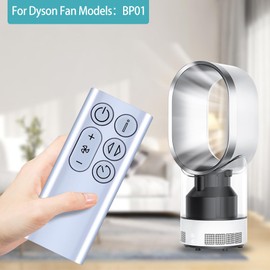 Fan Remote Control Compatible with Dyso n BP01 Pure Cool Me Air Purifier Fan, Non-Metal, Leafless Fan Remote Control, Silver