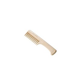 Acca Kappa Beech Wood Coarse Tooth Comb with Handle