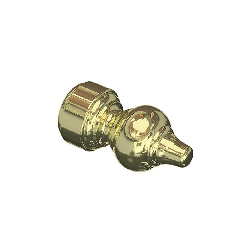 Flairdeco 2 x Grooved Plastic End Pieces for 28 mm