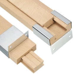 uxcell 4 Set Wooden Drawer Slides, 19-3/4 (50 CM) Classic Wood Center Guide Track with Metal Slide Glide Bracket, Wood Drawer Glides Bottom Rails Replacement Kit