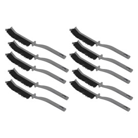 GEEKHOM Corner Cleaning Brush, Pack of 10 Bathroom Gap Cleaning Brush, Hard Bristle Grout Brush, Multifunctional Gap Cleaning Brush, Long Thin Cleaning Brush for Bathroom, Kitchen, Household