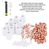 75Pcs Welding Nozzle Ceramic Contact Tip for LG‑40/PT‑31/CUT40/CUT50 Plasma Cutting