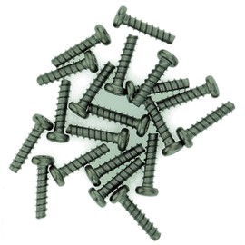 D4 (4mm x 6mm) TX Pan Screws for Plastic (Trilobular) - Stainless Steel (A2) (Pack of 20)