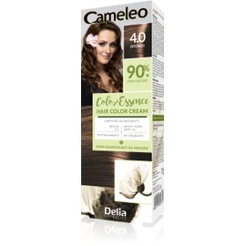 Cameleo - Color Essence - Colour Cream - Brown - Colour "Tone in Tone" - Effect up to 8 Washes - Natural, Deep Colour - Colour Refreshing - Care - White Poppy Seeds and Argan Oil - 75g