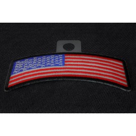 Ivamis American Flag Rocker Patch- 3.75x1.75 inch - P2684