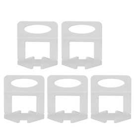 100Pcs Tile Leveling System Clips DIY Tiles Leveler Spacer Tile Leveler Base Clips 0.5mm for Ceramic Tiles and Stone