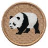 Panda Patrol Patch - 2" Diameter Round Embroidered Patch (Iron-on)