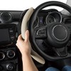Bonform 6930-15BE Steering Wheel Cover, QK Dimple Leather, Easy to