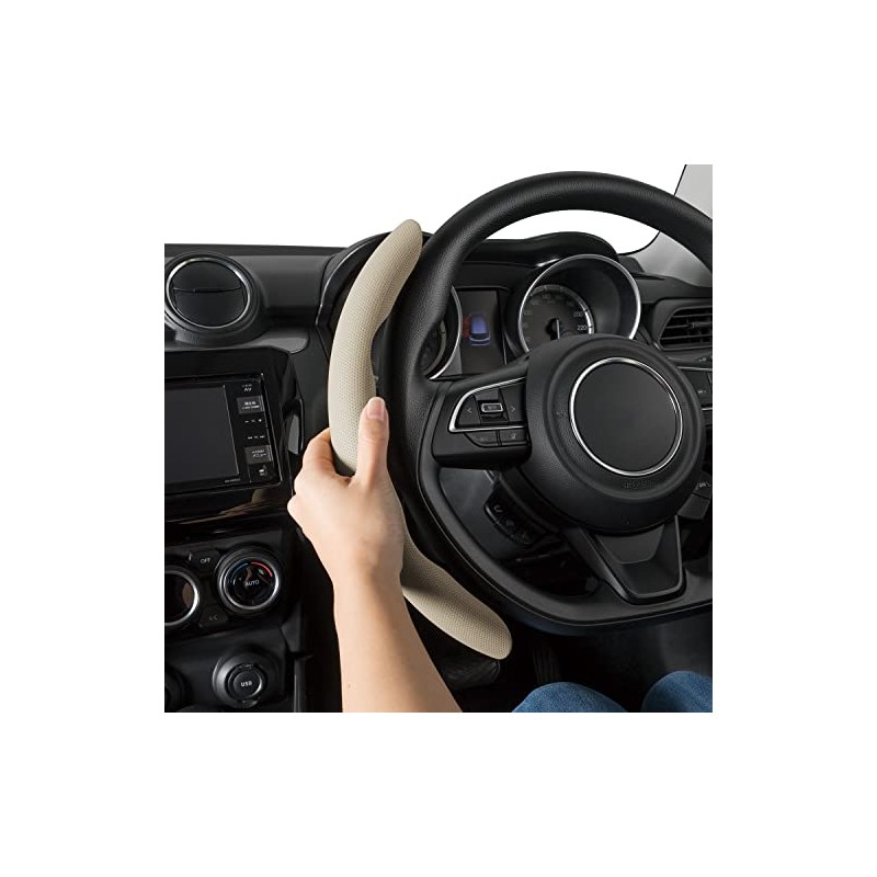 Bonform 6930-15BE Steering Wheel Cover, QK Dimple Leather, Easy to
