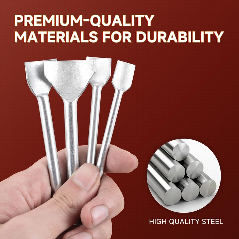 Leather Craft Tools - Juego de perforadoras de cuarto círculo