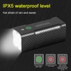 Outdoor Emergency Flashlight Portable Cycle Light USB Rechargeable High Power