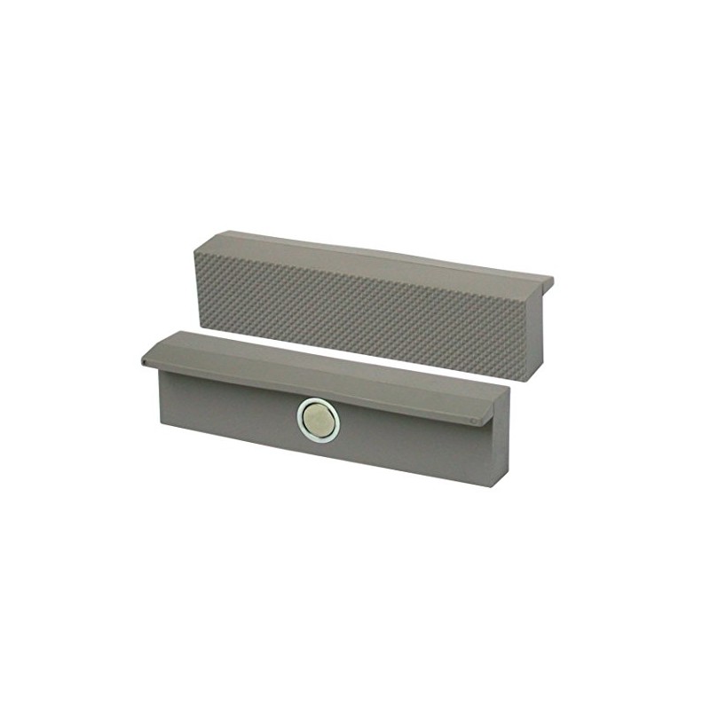 Heuer 107100 Vice Jaw/Jaw Protectors | Square, Planparallel, Built-in Magnets,