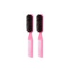 2-in-1 Hair Styling Comb and Brush, Pink, Double-Sided Fine Tooth