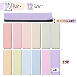 Mr. Pen- Magnetic Bookmarks, 12 Pack, Pastel Colors, Bookmarks