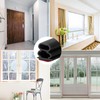Door Weather Stripping Seal Strip - Self-Adhesive Rubber Soundproofing Weatherstrip