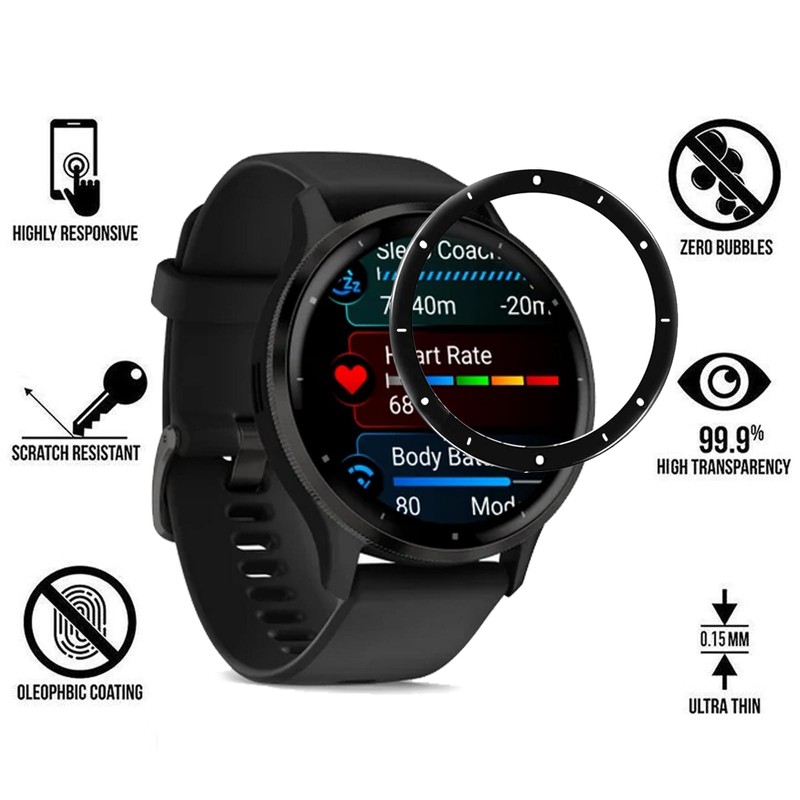 HEYUS [3 Pack] for Garmin Venu 3 45mm Screen Protector,
