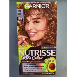 Garnier Nutrisse Ultra Color Nourishing Permanent Hair Color B3 Golden Brown