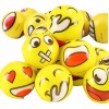 KFMX 12 Pelotas Caritas Antiestres De Esponja Suaves Fiesta Bolo