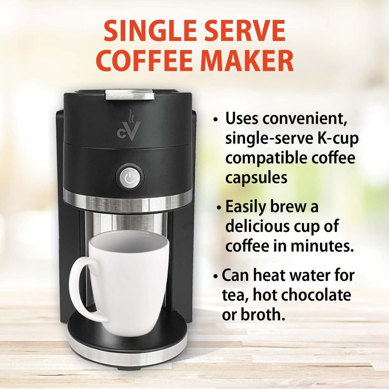 Café Valet Barista Single Serve Coffee Maker, Compatible with K-Cup