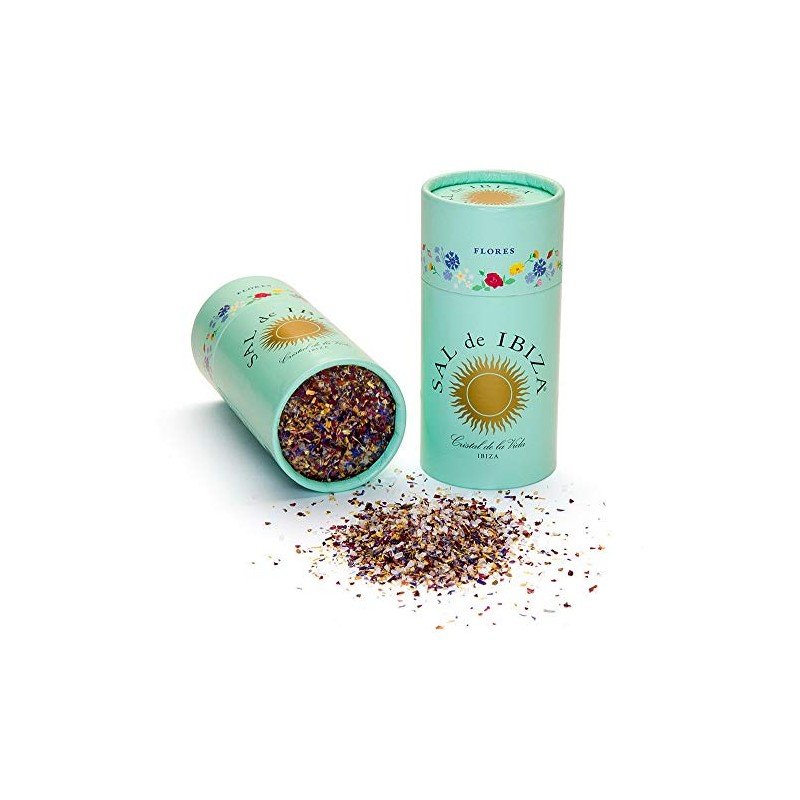 Sal De Ibiza Granito Salt Shaker (Flower Petals, 2.65 Ounce)