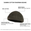 DASMINI Fisherman Beanie Hats for Men Women,Knit Trawler Rollup Edge