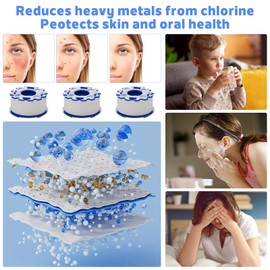 10 Pack Sink Water Faucet Filter Cartridge Replacements, Faucet Water Filter Replacements for Faucet Kitchen Bathroom Sink Filter Removes Chlorine Fluoride Heavy Metals Hard Water