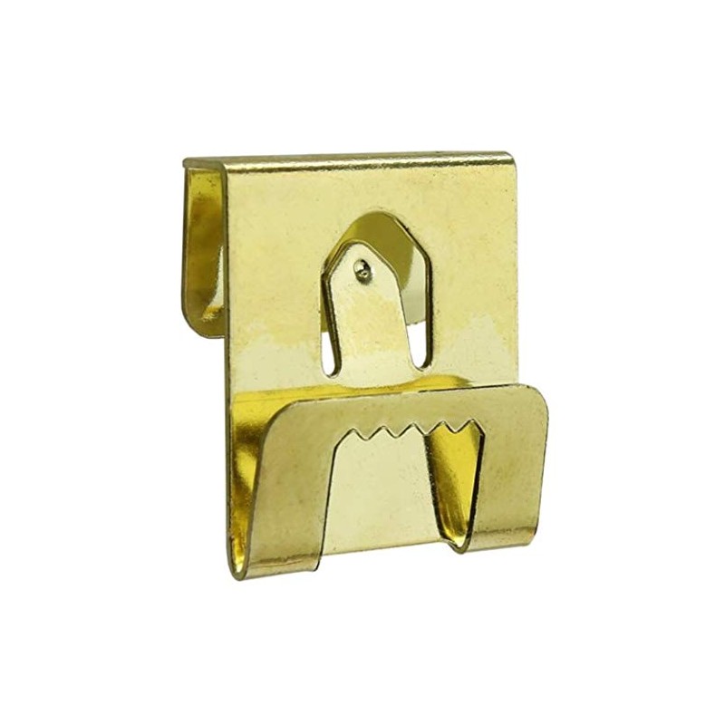 Taskar Clip Over Sawtooth Frame Hanger Gold (20 Pack) 2-3mm