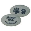 Angelstar Rainbow Bridge Pet Stone-Always with You, Deep Grey