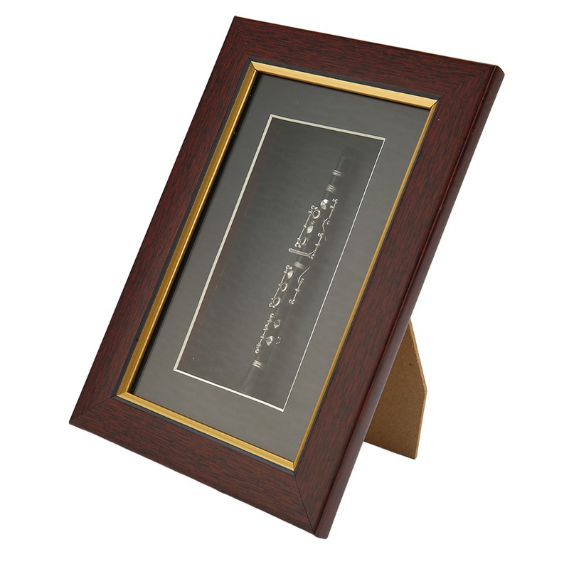Miniature Flute Exquisite Color Photo Frame Packed Elegant Durable Mini