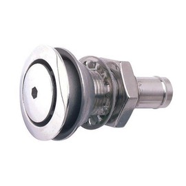 Attwood Enhanced 316 Stainless Steel Alloy Flush-Mount Fuel Vent, 3 1/4-Inch