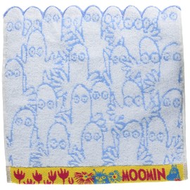 Marushin 0430137000 Mini Towel, Moomin Nyoro Nyoro Biyoro, Approx. 9.8 x 9.8 inches (25 x 25 cm)
