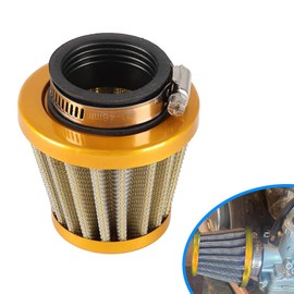 CMIYETO 38mm Air Filter for Apollo SSR Moped ATV Go kart Scooter Pit Dirt Bike for VM22 PZ22 PZ26 PZ27 PD18J NC50 Carburetor 50cc 70cc 80cc 90cc 110cc 125cc 150cc 196cc 200cc 212cc Engine Parts Gold