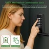 High-Security 12 Digit Keypad Mechanical Door Lock - Keyless Entry,