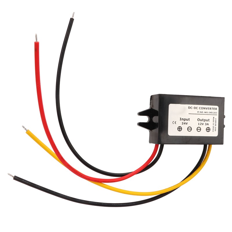 DC to DC Converter 18‑40V to 12V 3A 36W IP68