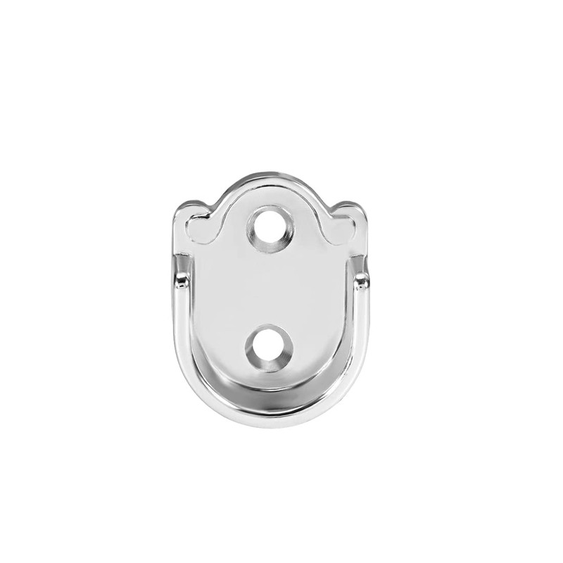 uxcell 4pcs Zinc Alloy Wardrobe Closet Rod Bracket, Shower Curtain