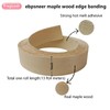 Real Maple Wood Veneer Edge Banding Tape,1 inch×13ft Preglued Iron