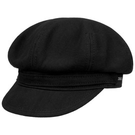Stetson Superior Cotton Newsboy Cap Women/Men Black 7 3/4