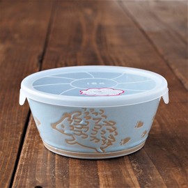 Minorutouki Small Bowl Hedgehog Light Blue Diameter 5.4 inches (13.7 cm) Lightweight Pack Small Bowl