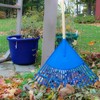 Leaf Rake – 22.5" Resin Head – 48" Hardwood Handle,