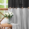 ASPMIZ Cotton Linen Farmhouse Curtains for Living Room, Boho Rustic