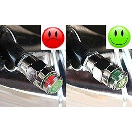 Gozens 26-80psi TPMS Tire Pressure Monitor Valve Stem Cap Tyre Sensor Indicator (70 PSI)