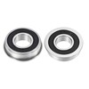 Kozelo 4pcs FR8-2RS Flanged Ball Bearing - (1/2 x 1-1/8