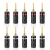 HiFi Flex Pin Banana Plugs, 2mm pin Banana connectors/Plugs, for