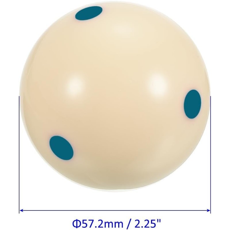 POFET 6 Blue Dots Mandun Large Billiard Practice Training Cue