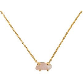 LuckyLy Collares para Mujer Baño Oro 18K con Piedras Naturales Regalos Mamá